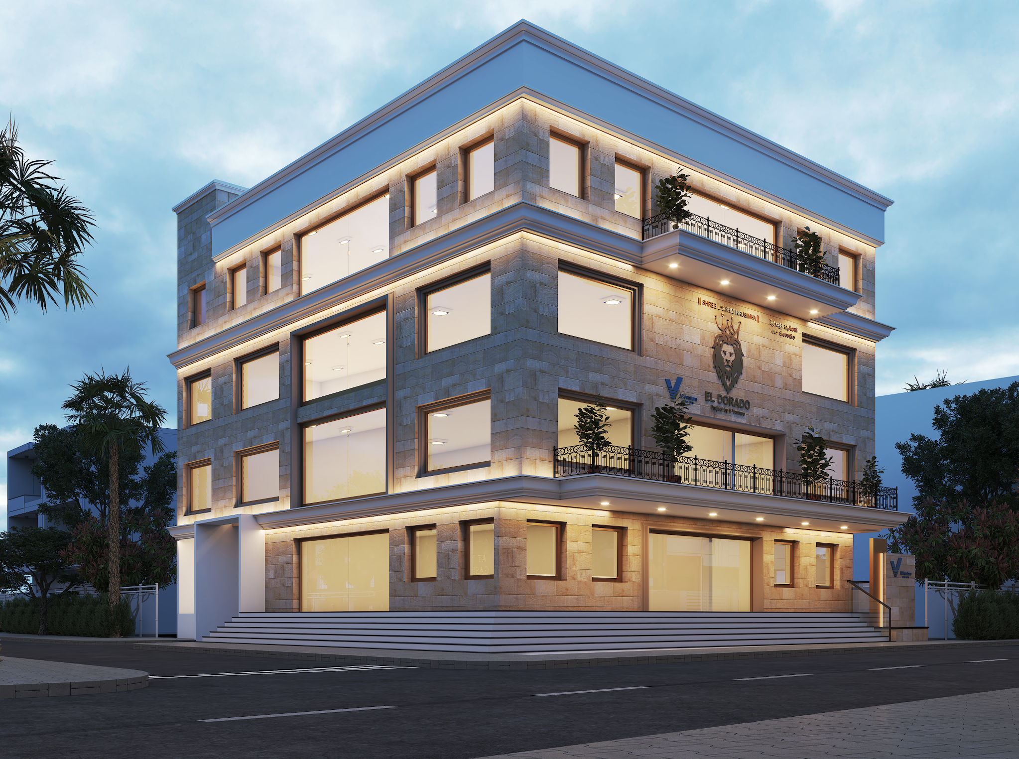 V VENTUREZ Eldorado Commercial Complex - Interior Layout