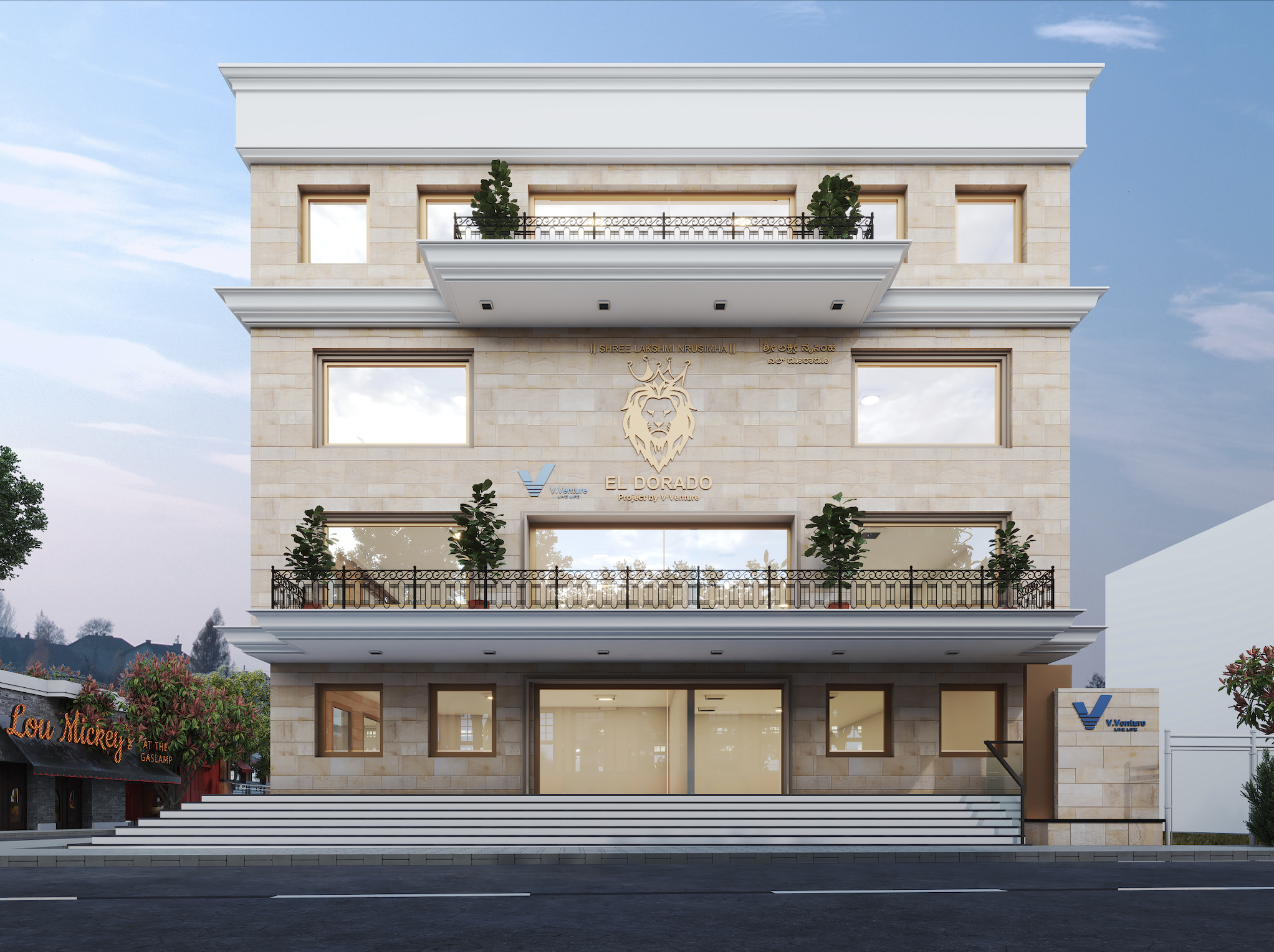 V VENTUREZ Eldorado Commercial Complex - Amenities View